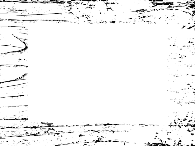 Marco y borde grunge blanco y negro grunge textura de superposición de angustia polvo y pared sucia áspera
