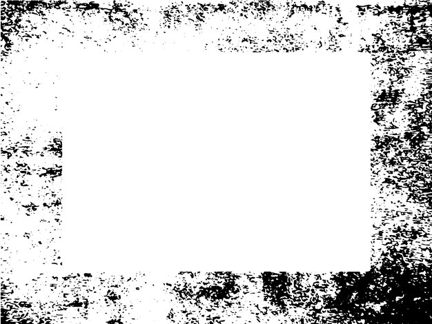 Marco y borde grunge blanco y negro grunge textura de superposición de angustia polvo y pared sucia áspera