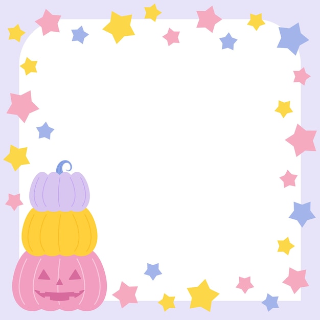 El marco de la calabaza rosa 1