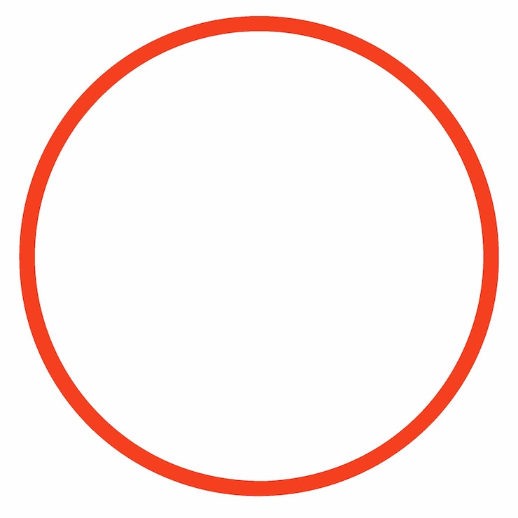 Vector marco circular decorativo líneas de borde con patrón de diseño geométrico y simétrico