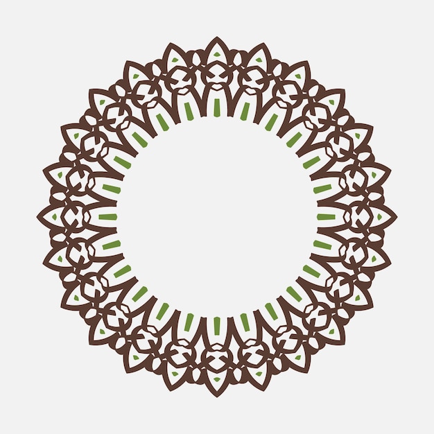 marco circular o ornamento redondo