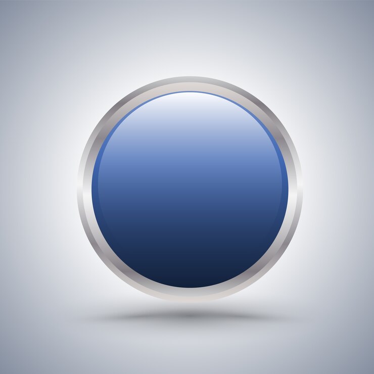 Vector marco de círculo azul con copyspace blanco