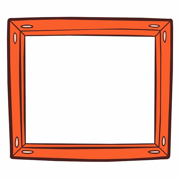 Vector marco de colores de forma rectangular