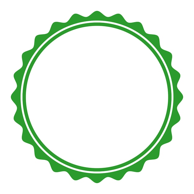 Marco de corazón de papel de boda de café de diseño de flor de pegatina verde de Pascua