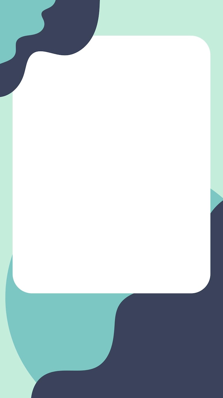 Vector un marco cuadrado con colores azul y negro que dice cuadrado