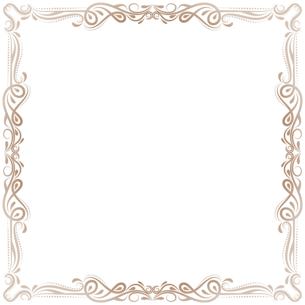 un marco decorativo con un diseño decorativo