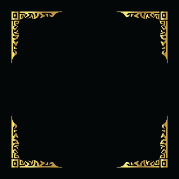 Marco decorativo de oro