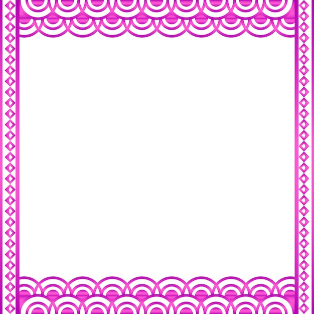 Marco decorativo rosado