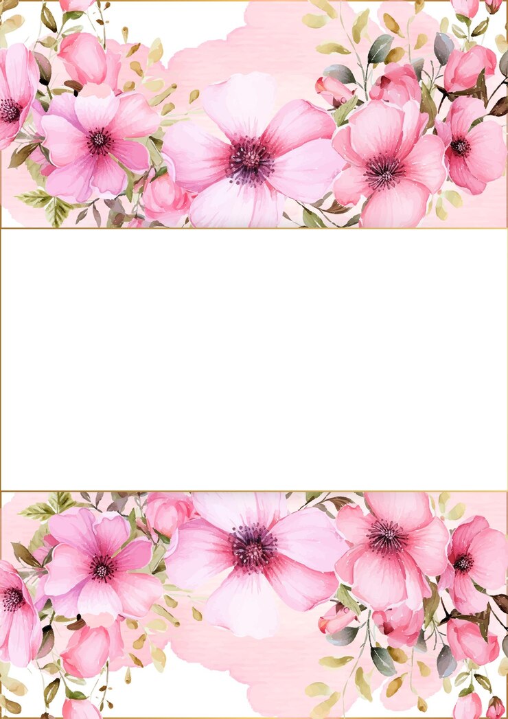Vector marco de diseño vectorial rosa moderno de moda template de boho de otoño de fondo