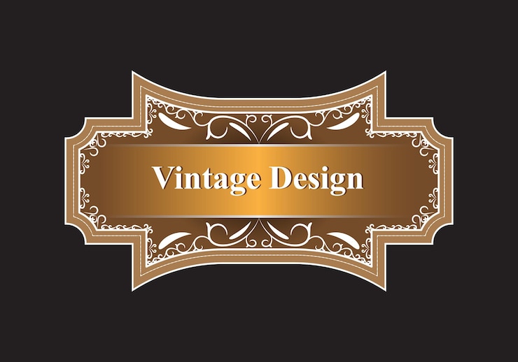 Marco de diseño vintage