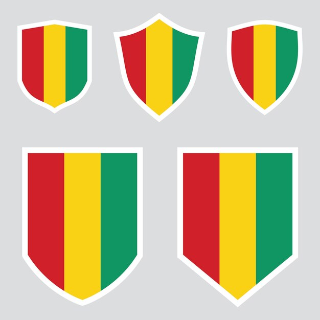 El marco del escudo de Guinea