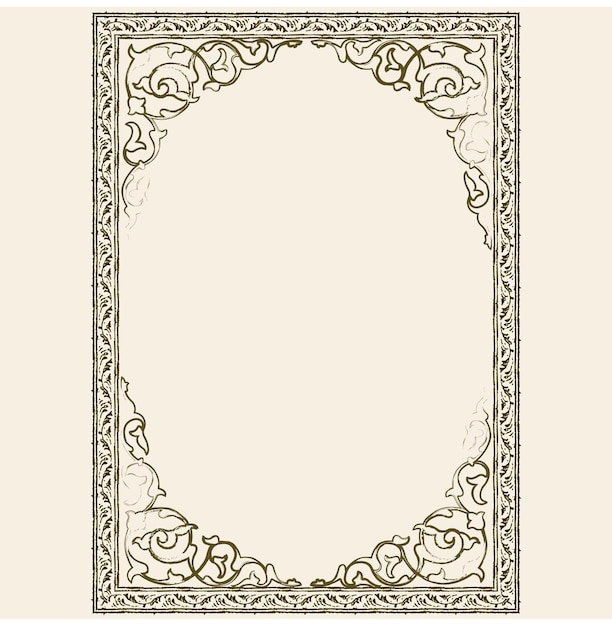 Marco floral árabe Diseño islámico tradicional Elemento de decoración de la mezquita Fondo con entrada de texto
