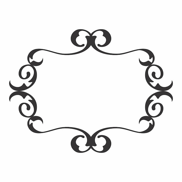 Marco floral elegante