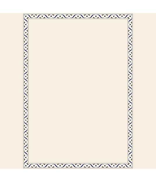 Marco floral islámico iraní Arte de diseño tradicional Tazhib Eslimi Fondo con cuadro de texto
