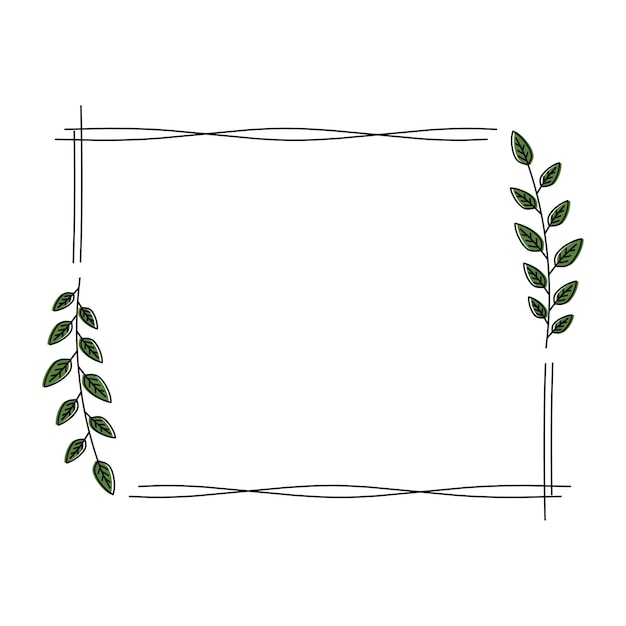 Vector marco floral marco de invitación de boda vector desi