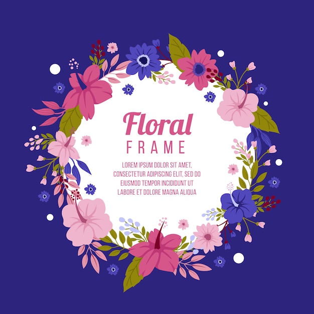Marco floral