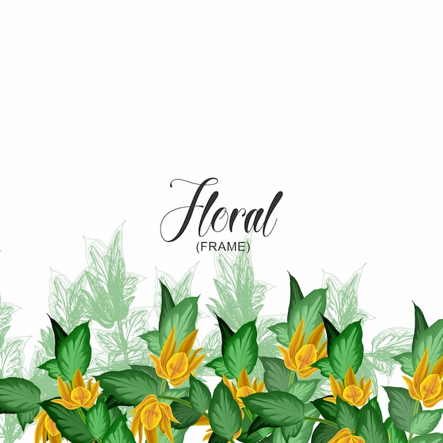 Marco floral