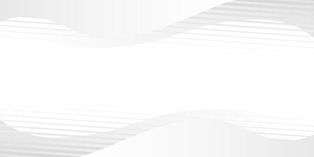 Marco de formas onduladas de banner de fondo gris abstracto
