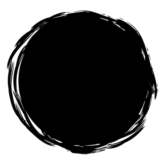 marco franja negra simple dibujo a mano boceto aislado en blanco