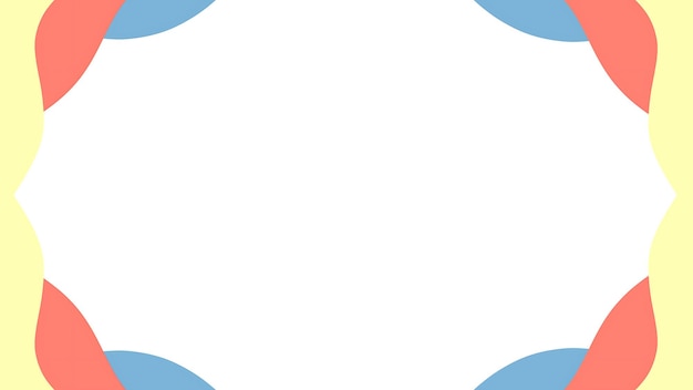 Marco geométrico de colores