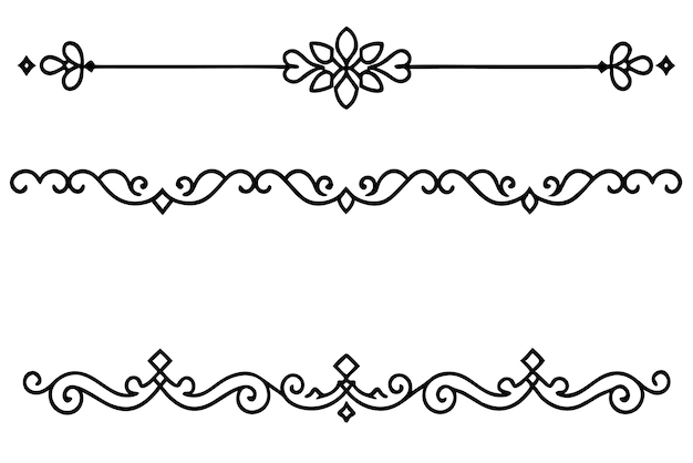 un marco de imagen en blanco y negro con un diseño decorativo en él