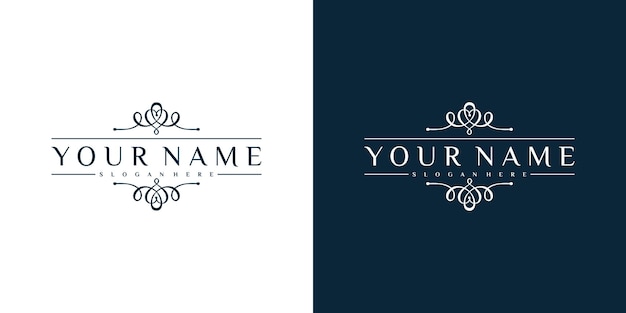 marco de logotipo de diseño creativo simple moderno, minimalista y elegante