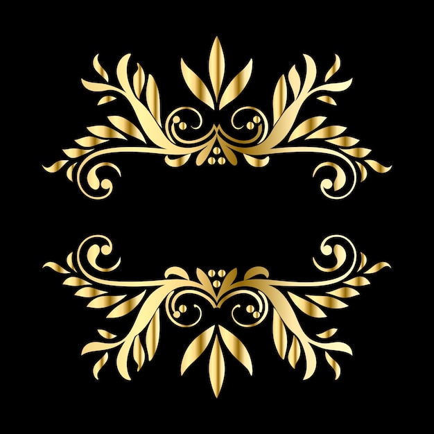 Marco de lujo vintage formas ornamento islámico bordes de etiquetas para elegantes tarjetas de boda amplificador diseño de texto