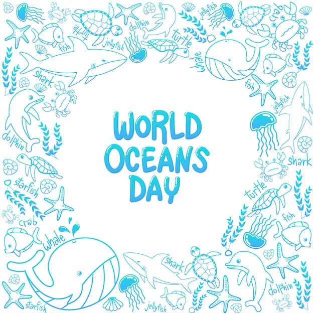 Marco marino del Día Mundial de los Océanos