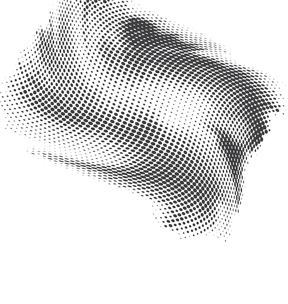 Marco de medio tono de patrón abstracto