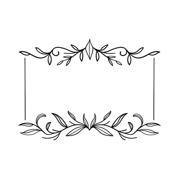 Marco ornamental elegante