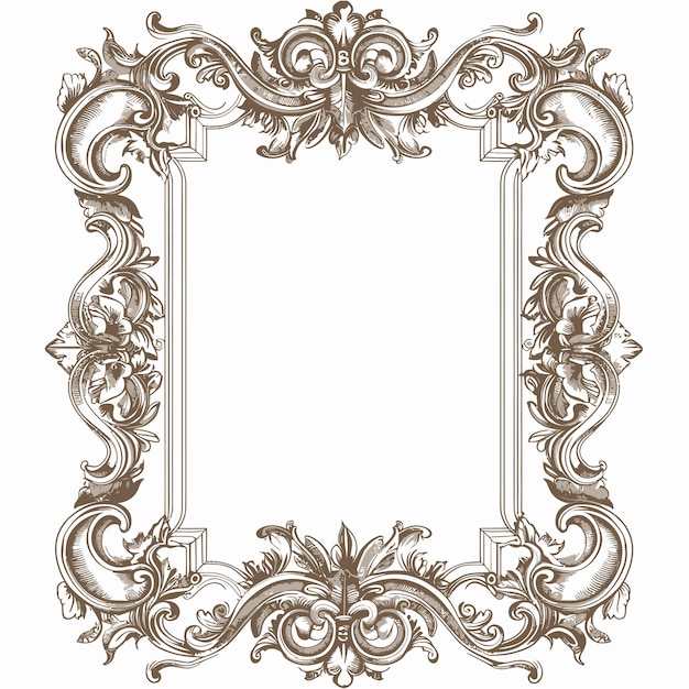 Marco ornamental vintage
