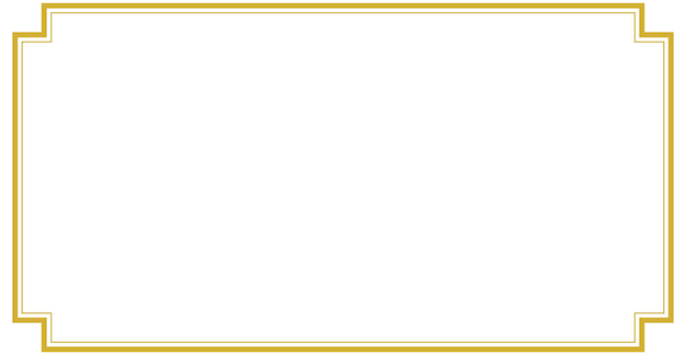 Marco rectangular dorado con espacio de copia para colocar imágenes, letras, productos y fondo blanco