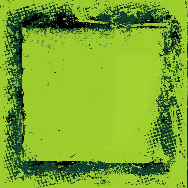 Vector marco rectangular grunge abstracto