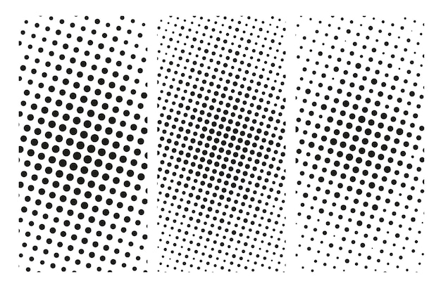 Marco vectorial sin costuras Diseño de conjunto de semitonos minimalista