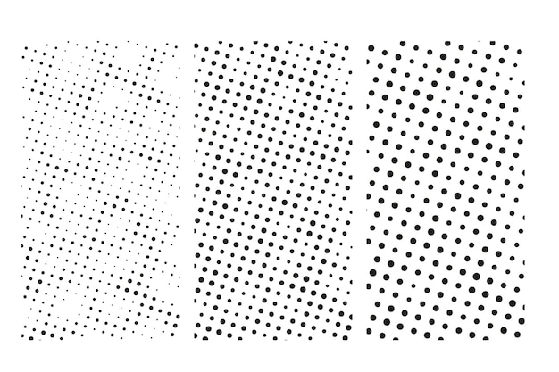 Marco vectorial sin costuras Diseño de conjunto de semitonos minimalista