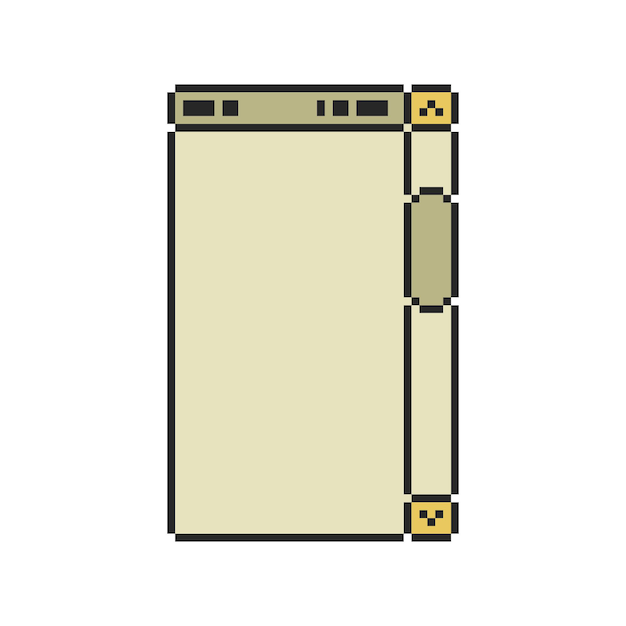 el marco de las ventanas ui pixel art