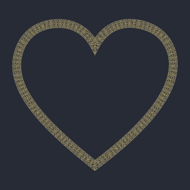 Un marco vintage de amor