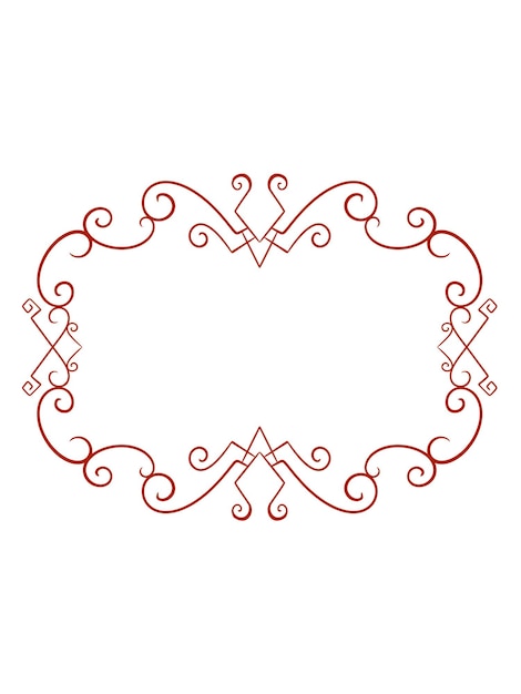 Marco vintage decorativo y diseño vectorial de conjunto de bordes