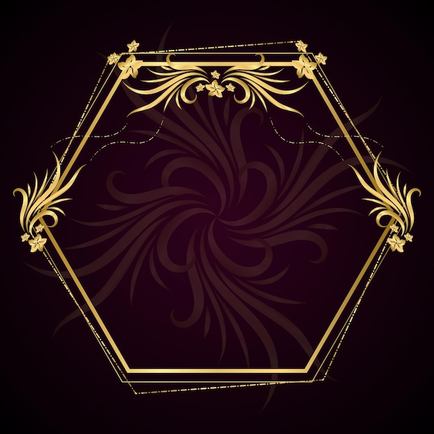 Marco vintage decorativo