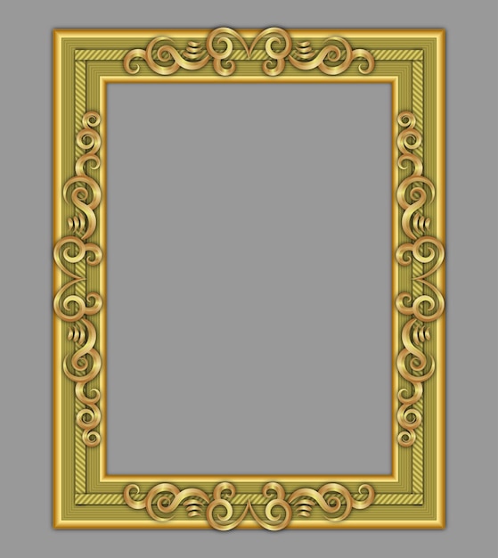 Marcos y bordes decorativos establecer diseño vectorial