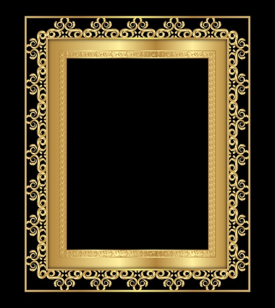 Marcos y bordes decorativos establecer diseño vectorial