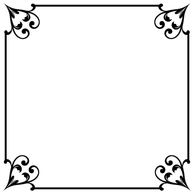 Marcos decorativos adornos rectangulares vintage y bordes ornamentados marcos decorativos para bodas