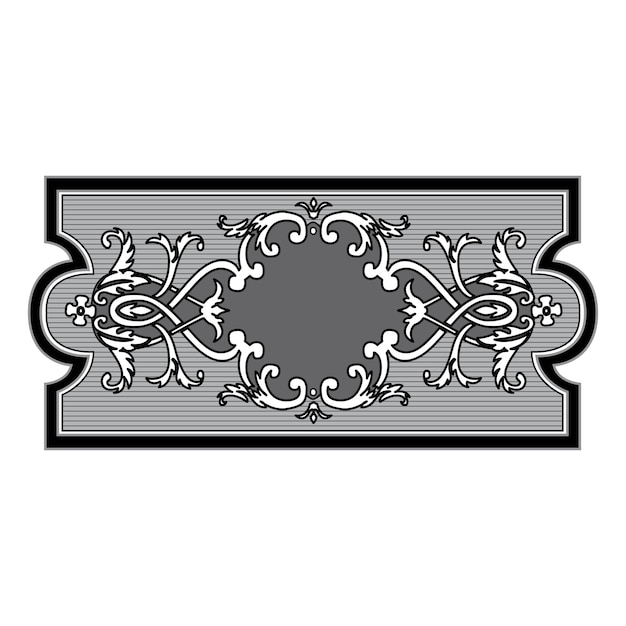 Vector marcos de desplazamiento de viñeta retro caligráfico clásico floral vintage elementos de diseño ornamental conjunto negro vector aislado