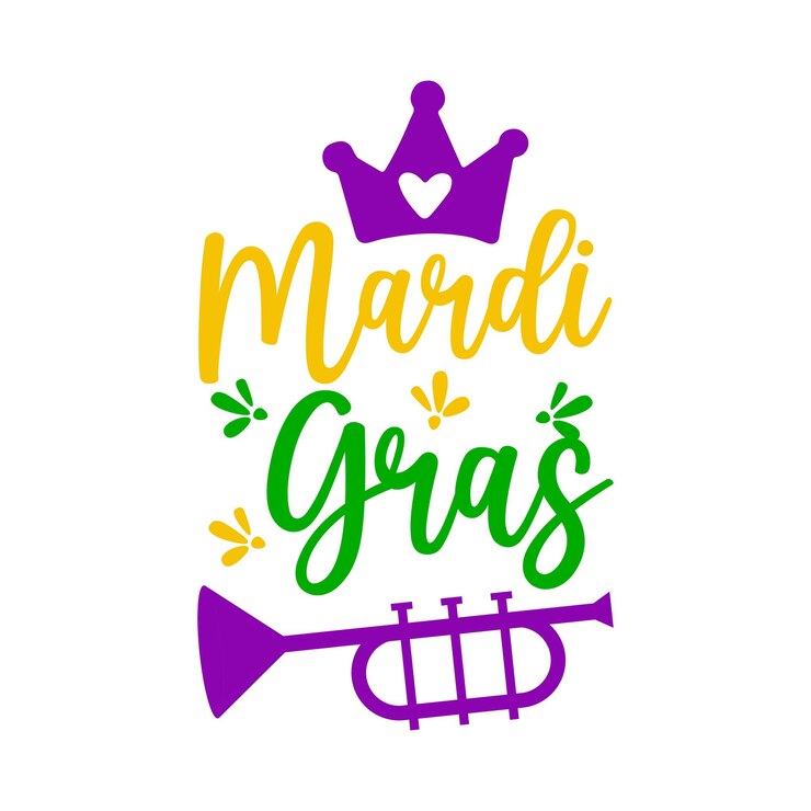 Mardi gras SVG y diseño de camiseta