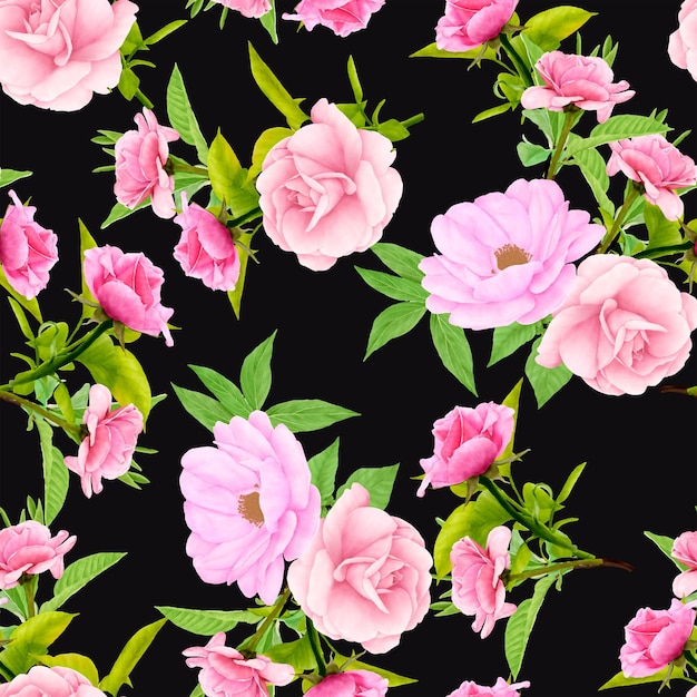 Margarita floral acuarela con diseño de variación colorida.