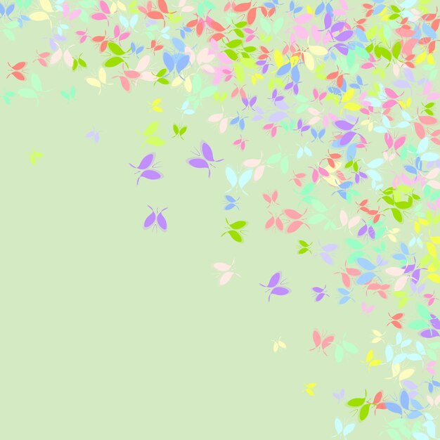 Mariposa de la acuarela Flower Vector
