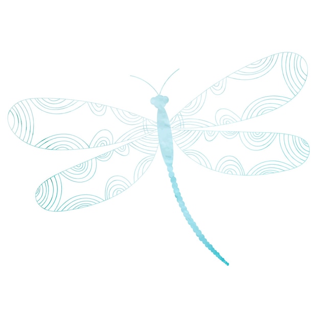 Mariposa, diseño plano sobre fondo blanco, aislado