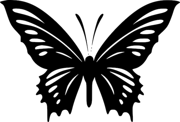 Mariposa logotipo vectorial de alta calidad ilustración vectorial ideal para gráficos de camisetas