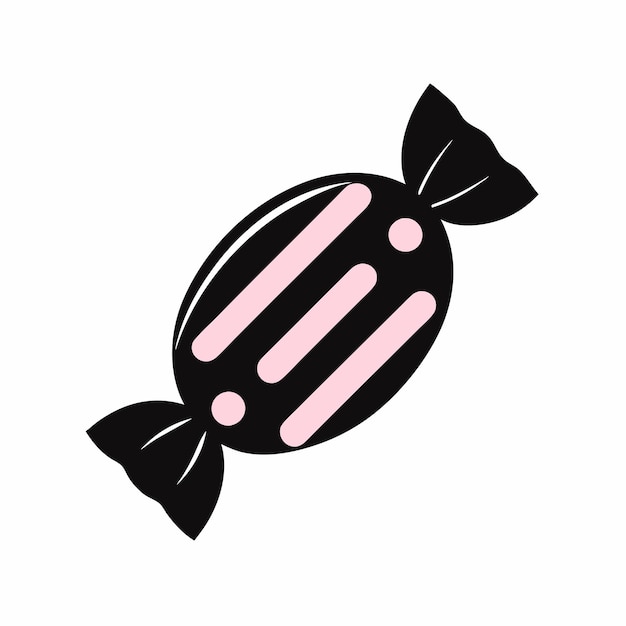 una mariposa negra y rosa con puntos rosados en ella