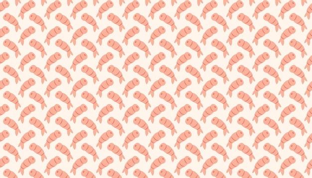Mariscos de camarones rosados. Entrega de cocina japonesa y china. Patrón, textura, fondo, banner.